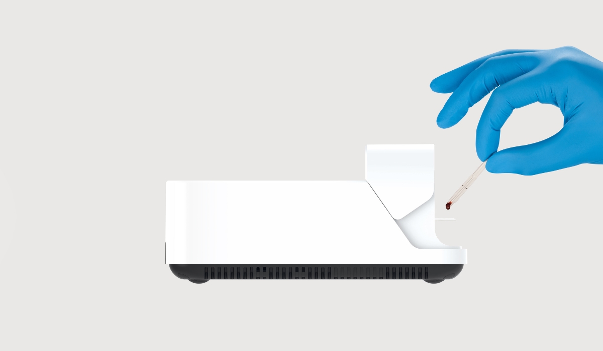 The Lumira point-of-care diagnostics instrument, developed with Team Consulting.
