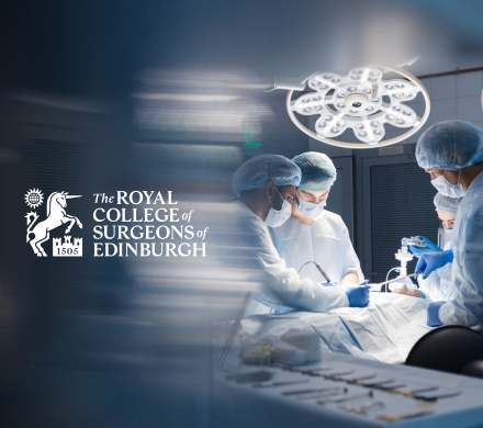 Surgeons in an operating theatre