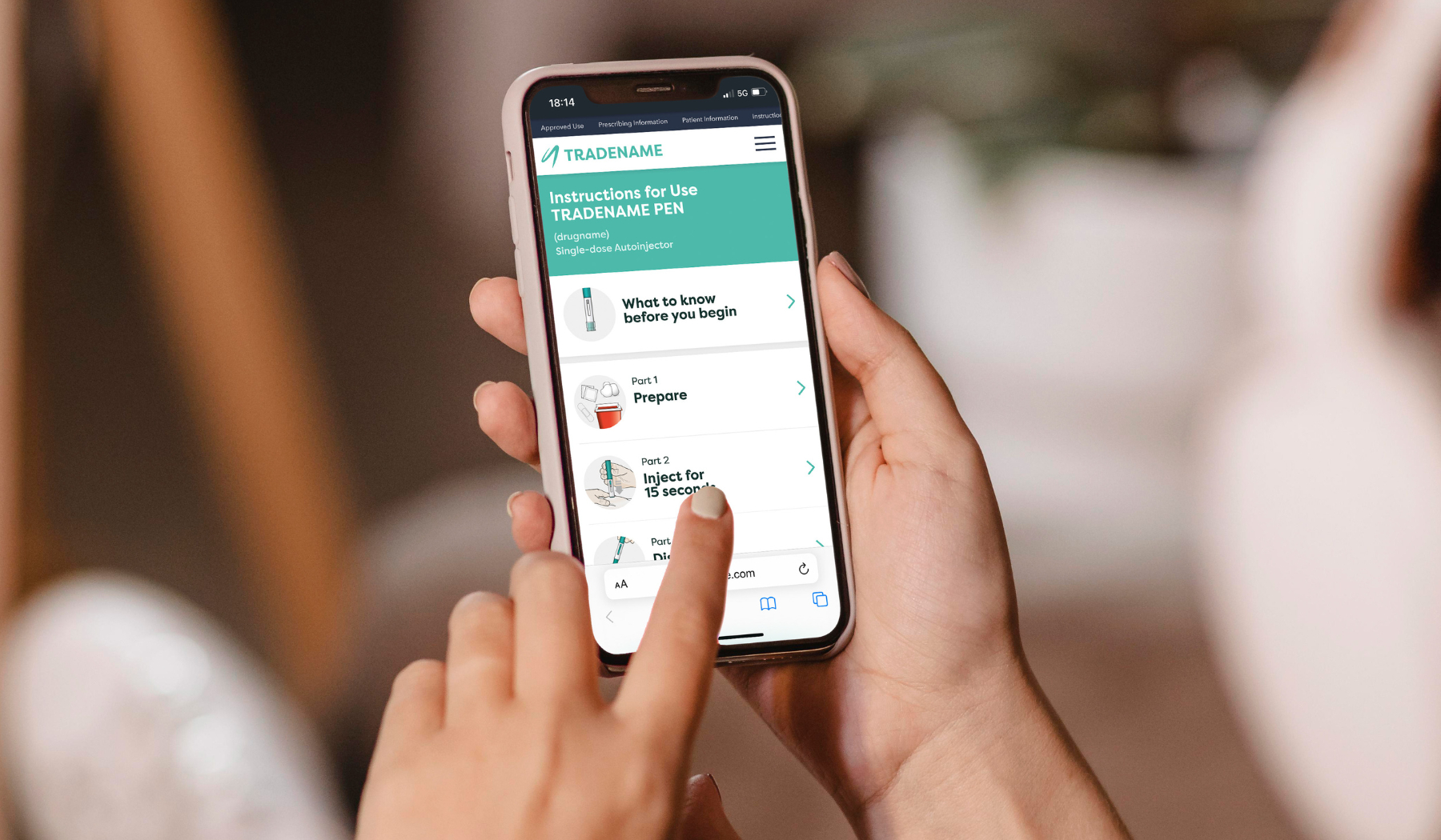 digital IFU being used