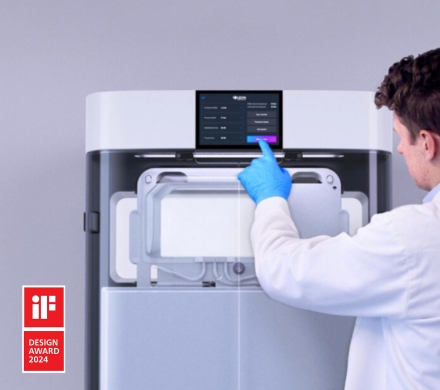 technician operating NANOme