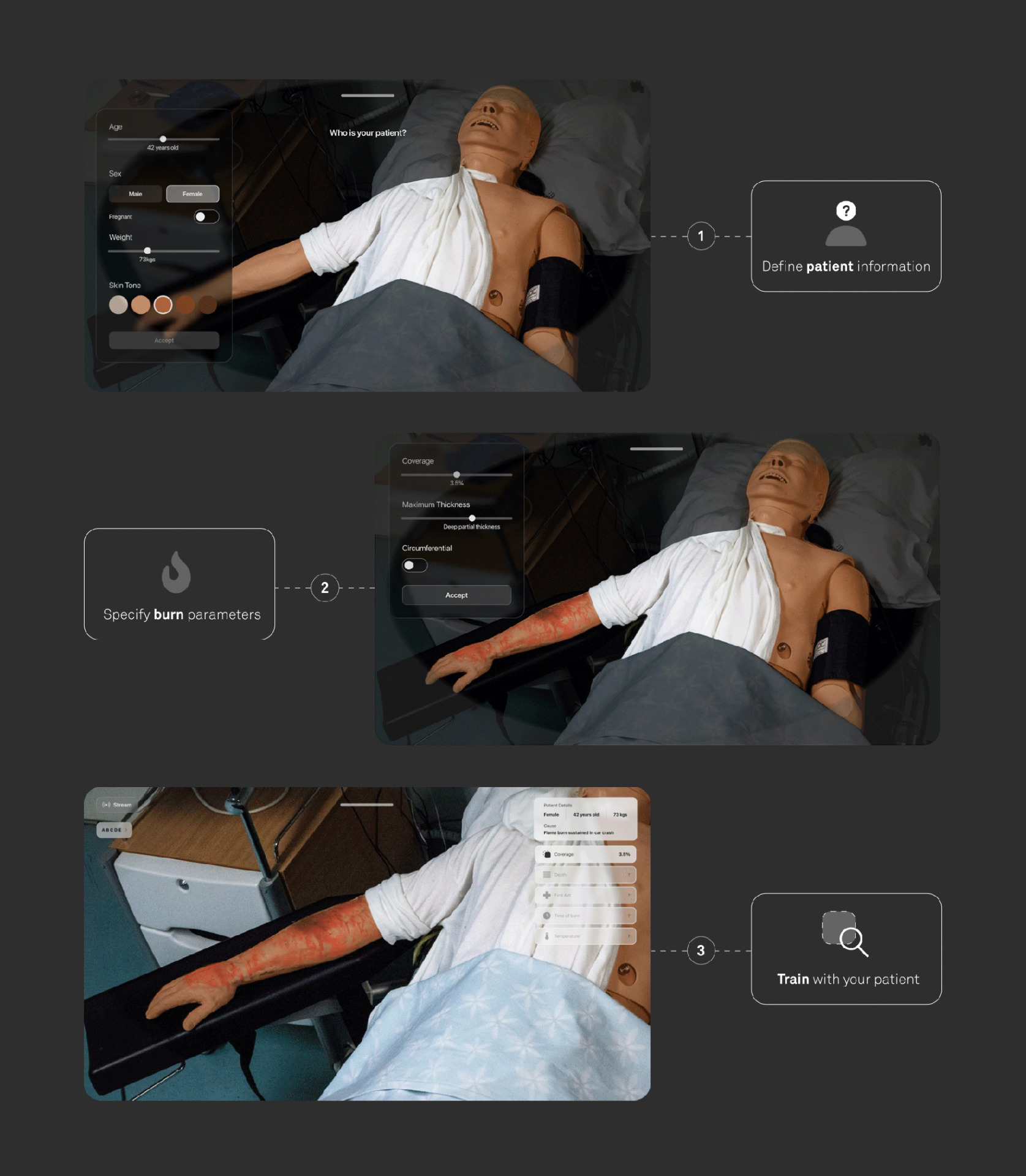 illustration showing the different functions of the app banner image